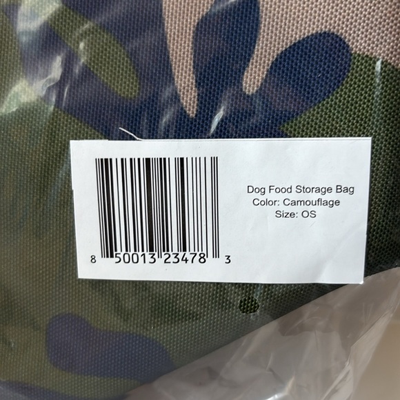 ROVERLUND Out of Office Kibble Storage Bag in Camouflage New with tags! - Picture 5 of 6